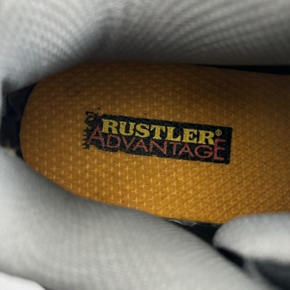 Rustler Advantage Slip Resistant Steel Toe Safety Shoes/low Boots Men's Size 6.5 - Picture 4 of 10